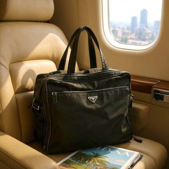Prada Carry-On Bag Weekender Triangle - Picture 1 of 12
